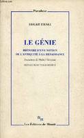 Le génie, histoire d'une notion de l'Antiquité à la Renaissance