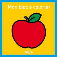 Mini bloc à colorier - Pomme