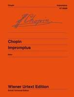 Impromptus, Edited from the autographs, manuscript copies and original editions. piano.