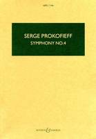 Symphony No. 4, 2nd Version. HPS 1144. op. 112. orchestra. Partition d'étude.