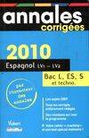 ANNALES 2010 BAC ESPAGNOL LV1-LV2 SERIES L ES S ET TECHNO N.8