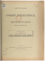 Sur la transformation des équations différentielles linéaires ordinaires, Comptes rendus du Congrès international des mathématiciens, Strasbourg, 22-30 septembre 1921