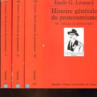 Histoire generale du protestantisme 3 volumes