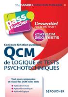 QCM de logique et Tests psychotechniques Concours fonction publique 2e édition