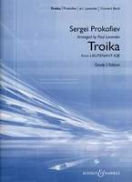 Troika, from Lieutenant Kije. wind band. Partition.