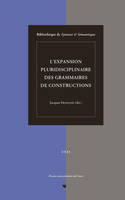 L'expansion pluridisciplinaire des grammaires de constructions, Bibliothèque de Syntaxe & Sémantique