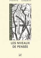 LES NIVEAUX DE PENSEE