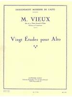Maurice Vieux: Twenty studies for Viola
