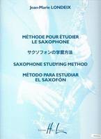 Méthode pour étudier le saxophone, Saxophone