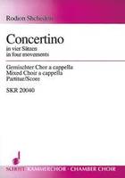 Concertino, in four movements. mixed choir (SATB, also divided). Partition de chœur.