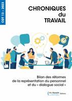 Bilan des réformes de la représentation du personnel et du « dialogue social »