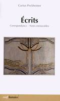 Écrits, correspondances, notes mémorables