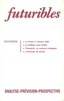 Futuribles 148, novembre 1990. La France à l'horizon 2000, La politique sans finalité