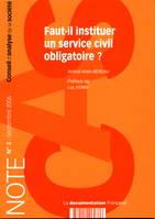 Faut-il instituer un service civil obligatoire ?