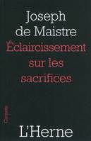 eclaircissement sur les sacrifices