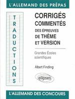 Traductions (thème/version) écoles scientifiques, Livre