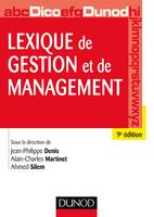 Lexique de gestion et de management - 9e éd.