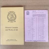 Oriental ceramics, bronzes and works of art. Christie's, on September 30, 1974