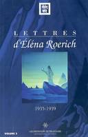 LETTRES D'ELENA ROERICH V 02 1935-1939