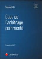 Code de l'arbitrage commenté, 2015