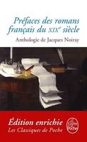 Préfaces des romans français du XIXème siècle, Anthologie