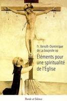 Elements pour une spiritualite de l'eglise