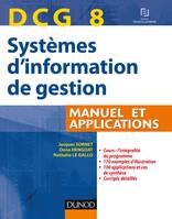 8, DCG 8 Systèmes d'information de gestion - Manuel et applications