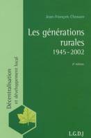 Les générations rurales, 1945-1990