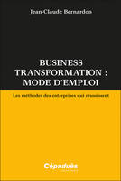 Business transformation : mode d’emploi, Les méthodes des entreprises qui réussissent