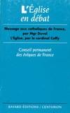 L'église en débat : message aux catholiques de France