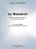 Le maladroit, Pour marimba et piano