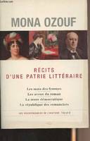 Récits d'un patrie littéraire, Les mots des femmes-Les aveux du roman-  La muse démocratique- La république des romanciers