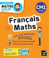 Français et Maths CM1, cahier de révision et d'entrainement - C'est simple avec Maître Lucas