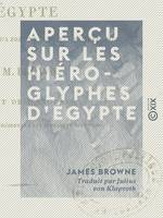 Aperçu sur les hiéroglyphes d'Égypte, Et les progrès faits jusqu'à présent dans leur déchiffrement