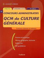 QCM de culture générale, épreuves, catégories C et B