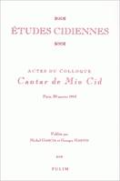 Études cidiennes, Colloque 