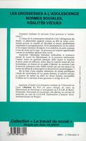 Les Grossesses à l'adolescence, norme sociales, réalités vécues