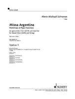 Missa Argentina, Homenaje al Papa Francisco. mixed choir (SATB) and strings.