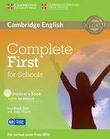 Complete First for Schools Student Book with Answers and CD-ROM