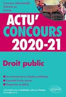 Droit public 2020-2021 - Cours et QCM