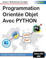 programmation orientee objet avec python, cours + 40 exercices