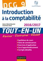 9, DCG 9 - Introduction à la comptabilité 2016/2017 - Tout-en-Un, Tout-en-Un