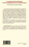 LA CRIMINALITE ECONOMIQUE ET SES CONSEQUENCES SUR LA PME AFRICAINE - CAS DE FRAUDE, LA CORRUPTION ET, Cas de fraude, la corruption et l'arnaque