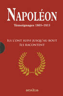 Coffret Napoléon Témoignages 1805-1815