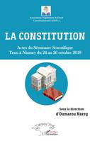 La constitution, Actes du séminaire scientifique tenu à niamey du 24 au 26 octobre 2018