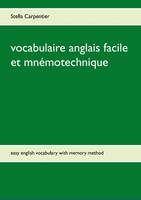 vocabulaire anglais facile et mnיmotechnique, easy english vocabulary with memory method