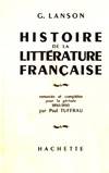Histoire de la littérature française / remaniée et complétée pour la période 1850-1950