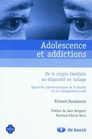 Adolescence et addictions, De la crypte familiale au dispositif en tuilage