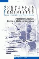 Nouvelles Questions Féministes, vol. 23(2)/2004, Postcommunisme : genre et États en transition
