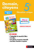 Education civique 5e - manuel numérique enrichi - Cdrom - tarif non adoptant